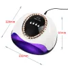 Jurken Nieuwe F15 LED UV -lamp Nagelgel Poolse Drying Lamp High Power 60leds Smart Induction Hand en Foot Nail Art Salon Equipment Tools