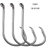 9 storlekar 180 7384 Crank Hook High Carbon Steel taggkrokar Asiatiska karpfiskeutrustning 200 stycken Lot F577200326