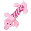 Cute Pet Dog Cat Plush Squeak Sound Dog Toys Funny Fleece Durability Chew Toy Fit for All Pets 0408