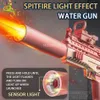 Toys Gun Huiqibao M416 Vector QBZ95 Electric Water Gun tir Light Summer Outdoor Beach Shooting Game Toys for Children Adults Boys Gift 240408