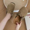 Slipper Miqieer New Style Kids Girls Slippers Children Leather Shoes Autumn Baby Shoes Indoor Slippers Outdoor House for Kids Sandal 240408