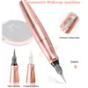 P90 Permanent Makeup Tattoo Machines Device Kit Include Digital Power Supply PMU Pen and 2 Interface With 10 Needles 240327