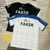 Stock Team LCK Summer MSI Players S13 Uniform Game LOL SKT T1 Faker Short Sleeve Sports T-Shirt Plus Maten M-4XL 3 Styles 240408