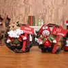 Decorative Flowers Christmas Wreath Door Hanging Store Windows Decorations Multi Pattern Doll Wholesale