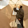 Namioty i schroniska na zewnątrz namiot kempingowy odpadowy i wiatroodporny konto z podwójnym tępakiem Ultra Lekki Namiot L48