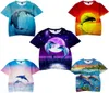 Animal dolphin 3d imprimement t-shirt femmes hommes garçons filles enfants