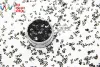 Glitter TCP16 Solvent Resistant Pearlescent Black Colors Leopard Spot shape Glitter 3.0MM Size Glitter for nail Art makeup