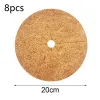 Copri da 8 pezzi da 20 cm tappetino di cocco ecofriendly Coconut Disco Copertura mantieni l'acqua Prevenire la protezione invernale delle piante di erba per piante in vaso