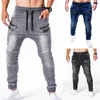 Aangepaste modefabriek Spring herfst groothandel heren jeans denim slanke broek mannen casual vrijetijdsbroek broek