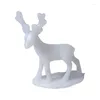 Party Decoration 4XFA 3D tredimensionell skogsmikrolandskapstillbehör Crystal Epoxy Glue Diy Filler Elk Fairy Deer Model