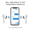 Übersetzer drahtloser Übersetzer Ohrhörer BT Kopfhörer Ohrknospen mit Mikrofonen -Ladungsfall unterstützen Echtzeitübersetzungen in 71 Sprachen
