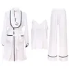 Luxury Pyjamas Home Clothing Silk Sleepwear Underwear Womens Robe Three Piece Nightgown Comfortable Clothing