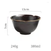 ボウルズ日本のライスボウル小さなセラミックおridge ki kiln changeクリエイティブパーソナリティの食器