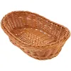 Dinnerware Sets Tabletop Decor Woven Basket Household Fruit Container Home Tray Plastic Fruits Durable Wear-resistant Bread