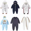 Baby Baby Designer Assocites pour enfants Vêtements Girls Bompers Cotton Brand Lettre imprimé Nouveau-Born