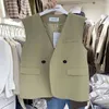 Gilet pour femmes coréen printemps automnale annales féminines en V V.