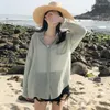 Knits de mujer 2024 Camisa suelta coreana de verano Garabia Sunsco solar Aire acondicionado Fashion Elegant Communting Y319