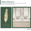 Candlers porte-chandelier support de bougeur unique Chic Nordic Metal Creative Modern Wall monté