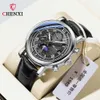 Dawn Multi Functional True Three Eyes Six Needle Men's Moonlight Calendar Timing Business BusinessWatch