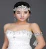 Vintage Wedding Bridal Bridesmaid Crystal Rhinestone Diamond pannhårtillbehör Tassel pannband krona tiara prinsessa headpi2052651
