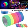 Party Decoration 1/6pcs Lumineuze tape Zelfklevende gloed Noodlogo in de Dark Safety Stage Stickers Home Decor Supplies Decoratief