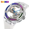 Armbandsur Skmei Fashion Openwork Art Transparent Watch Threedimensional Creative Präglad affärsatmosfär Mänmekaniska M032