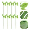 Decorative Flowers 30 Pcs Rose Stem Leaves Floral Wire Faux Plants Flower Branches Fake Indoor