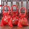 Sacs de bonbons enveloppe-cadeau de style chinois pour packaging pour le mariage.