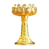 Candlers porte-lampe ghee porte-lampe bouddhiste chandelier beurre tibétain pour la table maîtresse de la table de table