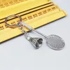 Keychains Mini Punk Badminton Bowling Golf Ball Keychain Car Key Chain Pendent Outdoors Sports For Women Men Ring Jewelry Party Gifts
