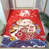 Red Entrance Door Carpet Foyer Mat New Chinese Style Auspicious Foot Household Anti Slip and Dirt Resistant Floor