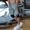 Men Basketball Shorts Sport Running Shorts 2 In 1 Jogging Fitness Training Quick Dry Gym Shorts Gym strakke korte 3/4 broek 240401