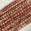 Gemystones en vrac 7 mm rose naturel Argentine rhodochroose précieuse perles de pierre précieuse bricolage pour les bijoux faisant 15 "