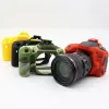 Pièmes Camera Video Sac Case de protection en caoutchouc en silicone souple pour Canon 6D 6D2 6DII 650D 700D 7D2 5D3 5DIII 5D4 5D IV 77D
