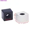 Microfones 1PC Microphone Flag Station Square Formed Interview KTV MIC STATION CUBE REVERJE BOX ABS PROF STAND NYHETSREPORTER INJEKTION 240408