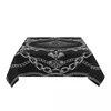 Tavolo tavola tovaglia rettangolare fit 45 "-50" bordo elastico Mason Mason Cover