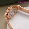 AP nadgarstka Ladies Royal Oak Series 26240or Blue Disc 18K Rose Gold Watch Męskie automatyczne maszyny 41 mm