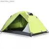 Tentes et abris à double personne camping tente pique-nique prévention de la tempête de pluie ultraviolette.