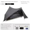 Asta Gear Yun Chuan double face en silicium Double A Pyramide 15D Nylon Camping sans tige Randonnée Outdoor Ultralight Tent 240327