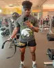 Le gym Shorts en maillage à double doublure de marque GBT s'améliore aujourd'hui