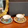 Massen klassische Qualitätsknochen Chinesische Kaffee Tasse Untertasse Besteck Nachmittag Teetasse Set Getränkutensilien mit Geschenk B 2