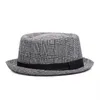 Retro British Style Top Fedoras Hat для мужчин Мужской теплый зимний весенний плоский