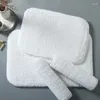 Mattes de bain Mat à sol absorbant Salle de bain Petite taille en coton pur épaissis de tapis sans glissement épaissis