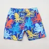 Calças de praia Vilebrequin para homens elásticos de verão de tartaruga rápida à prova d'água com shorts de malha