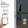 Lock SmarDeer Electronic Lock for Tuya smart Fingerprint Lock with 5in1 Keyless entry WiFi Lock with Remote unlocking