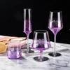 Creative Star Sky Gradient Glass Cup Wineglass Vintage Wine Glasses Luxury Cups voor champagne drinkboblet set 240408