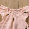 Summer born Infant Baby Girls Romper Muslin Cotton Linen Playsuit Jumpsuit Fashion Clothing 240408