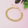 Großhandel 18k reines Goldfeinschmuck Top -Qualität Armband 6 mm Breite Einfach 18k Real Gold Armband