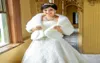 Barato 2021 Novo design White Wedding Wrap The Beautiful Wrap Wedding Bridal Special Ocidental Shawl2277081