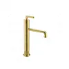 Kitchen Faucets LL Luxury High-end El Titanium Plated Antique Wall Mounted Brass Shower Faucet